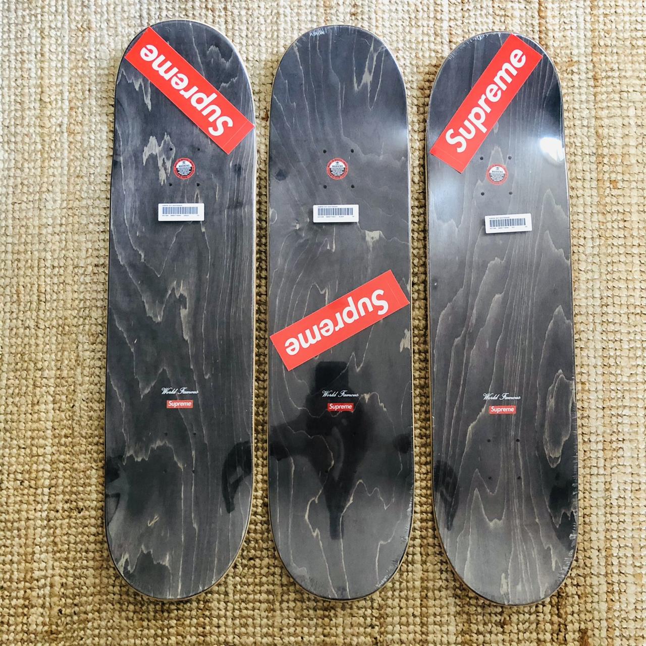 139: SEAN CLIVER X SUPREME, Eagle skateboard decks (Red and Black