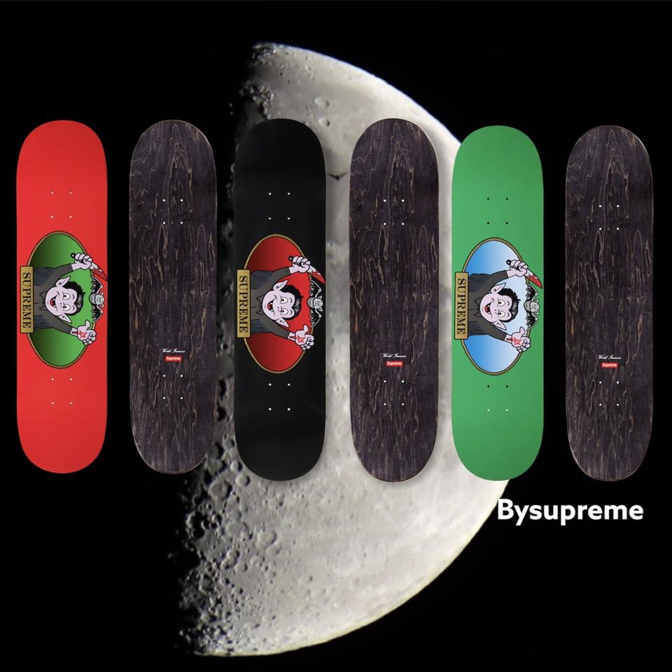 Supreme Vampire Boy Skateboard Red – LacedUp