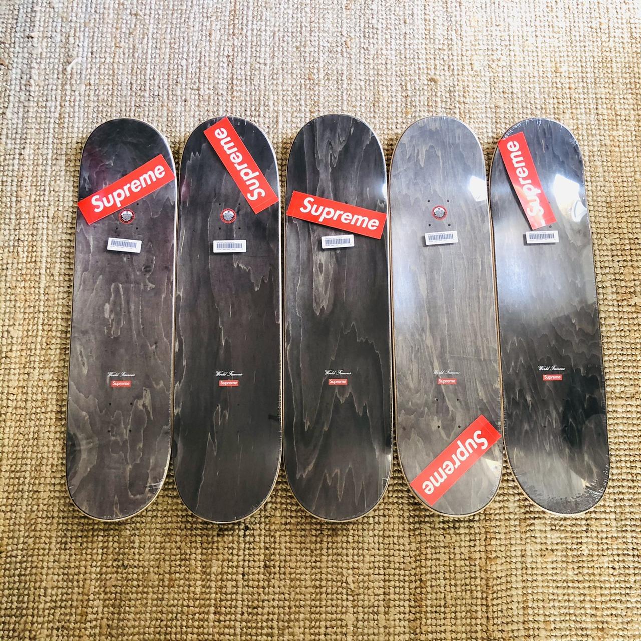 The Supreme KAWS Chalk Skateboard Deck Collection of - Depop