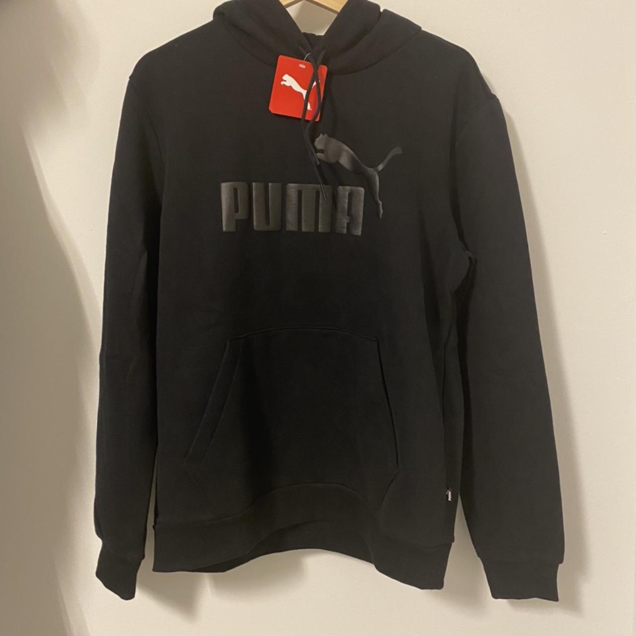 Puma paragon hoodie Colour - Black Size - Men’s... - Depop