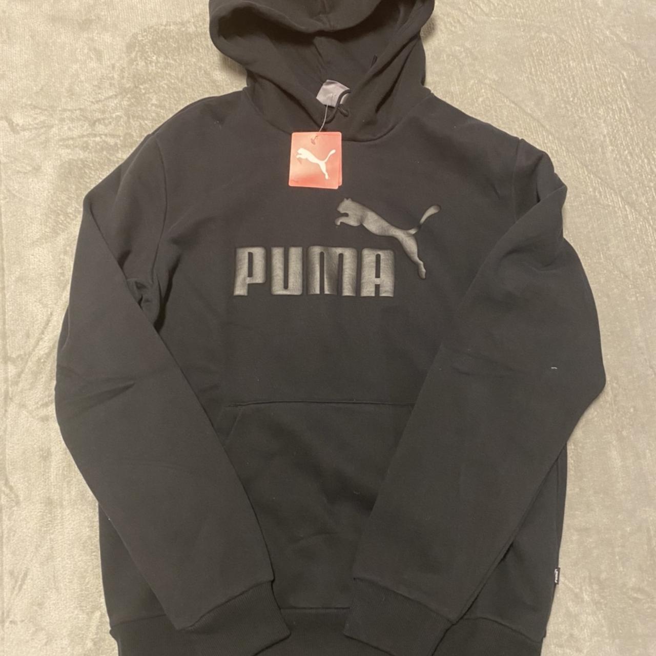 Puma paragon hoodie Colour - Black Size - Men’s... - Depop