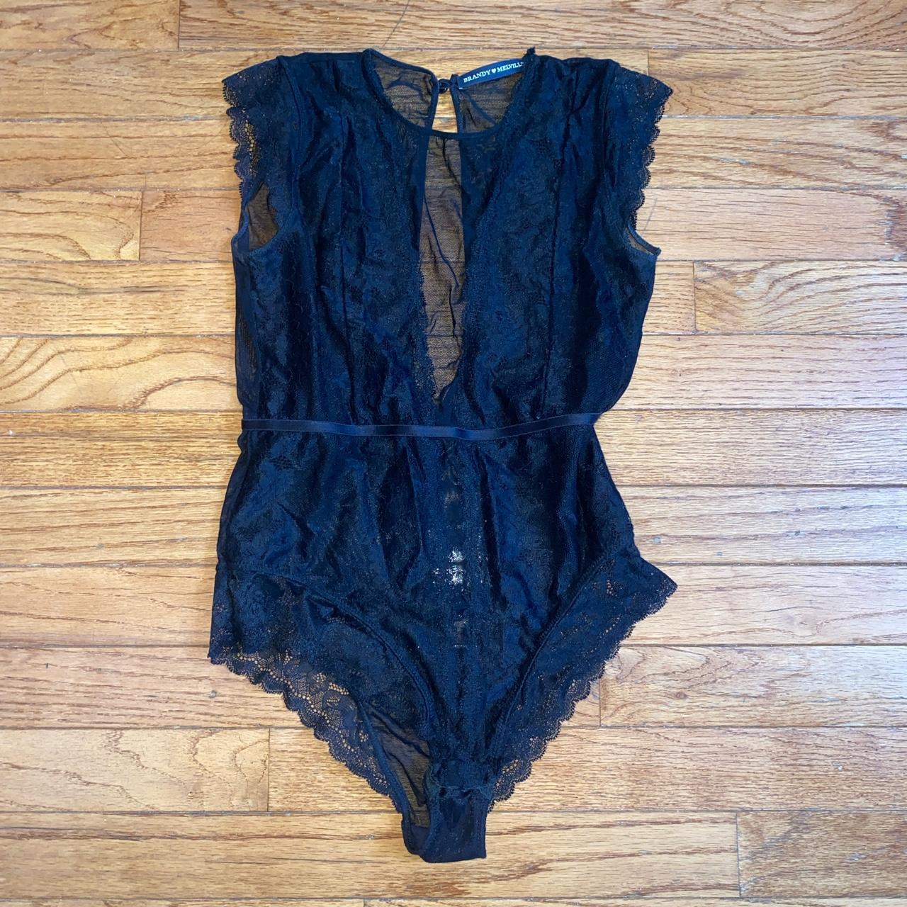 Black Sexy Lingerie Bodysuit with snap closure By... Depop