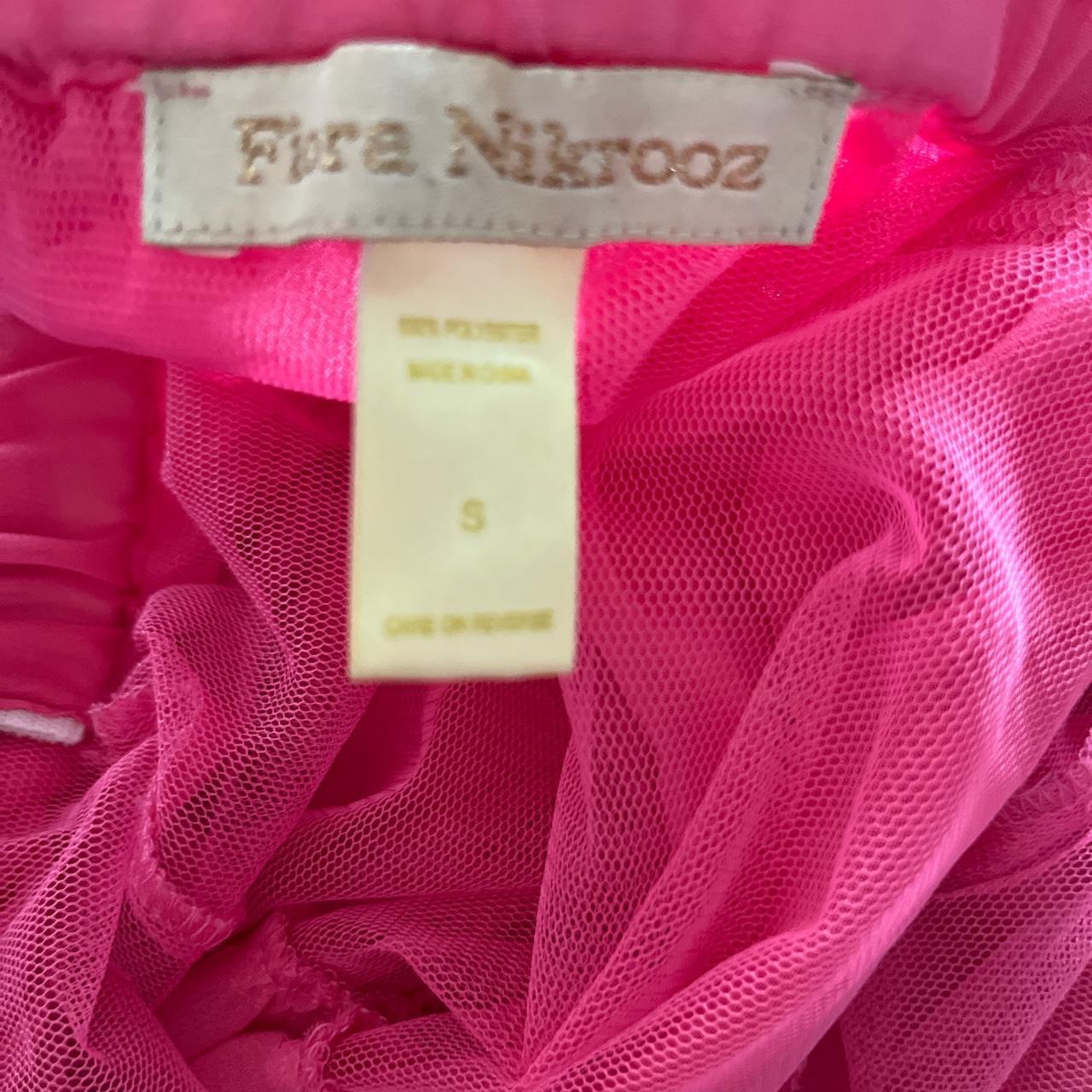 Product Image 4 - Pink Satin Bust Chiffon Ruffled