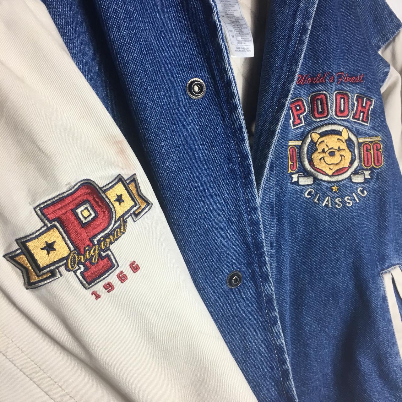 Vintage 1966 winnie the 2024 pooh varsity denim jacket