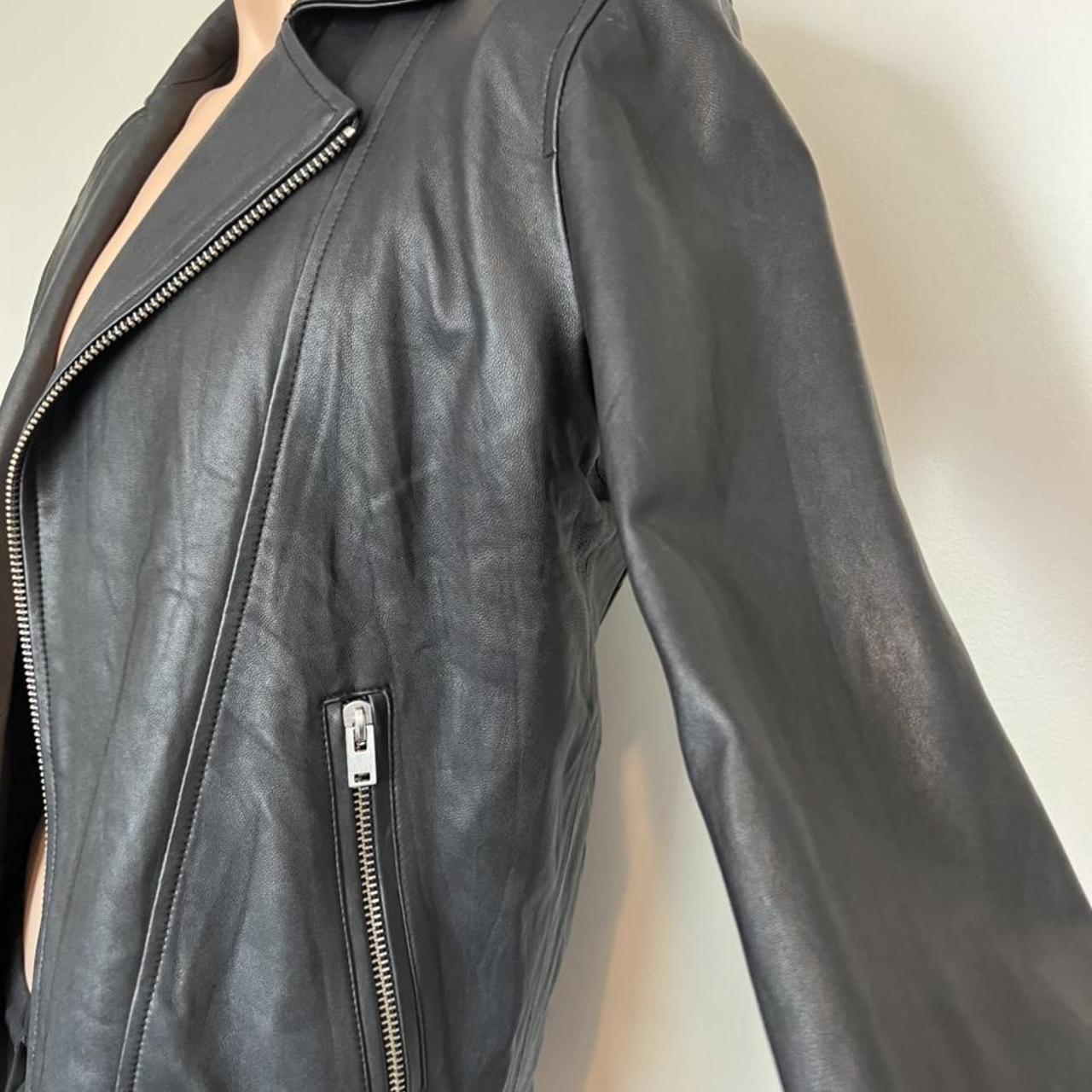 IRO leather biker jacket in a size mens small. This... - Depop