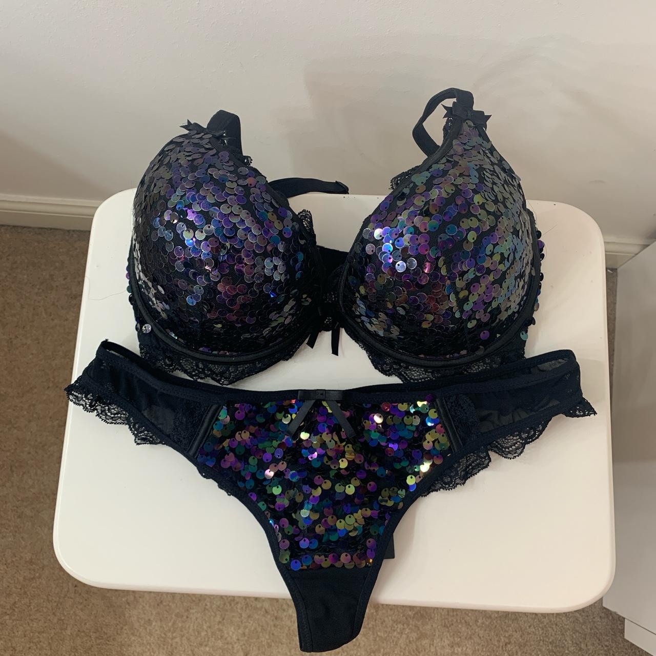 Ann Summers Sequin set Limited edition Bra 32 DD... Depop