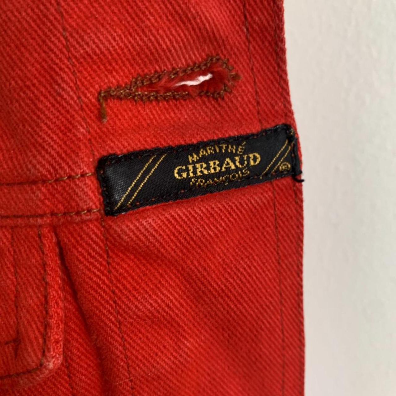 Vintage red denim vest 🔥 Depop