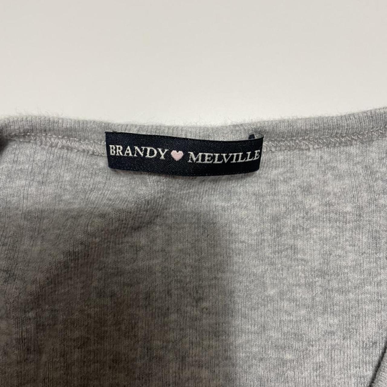 Grey brandy long sleeve only worn a couple of... - Depop