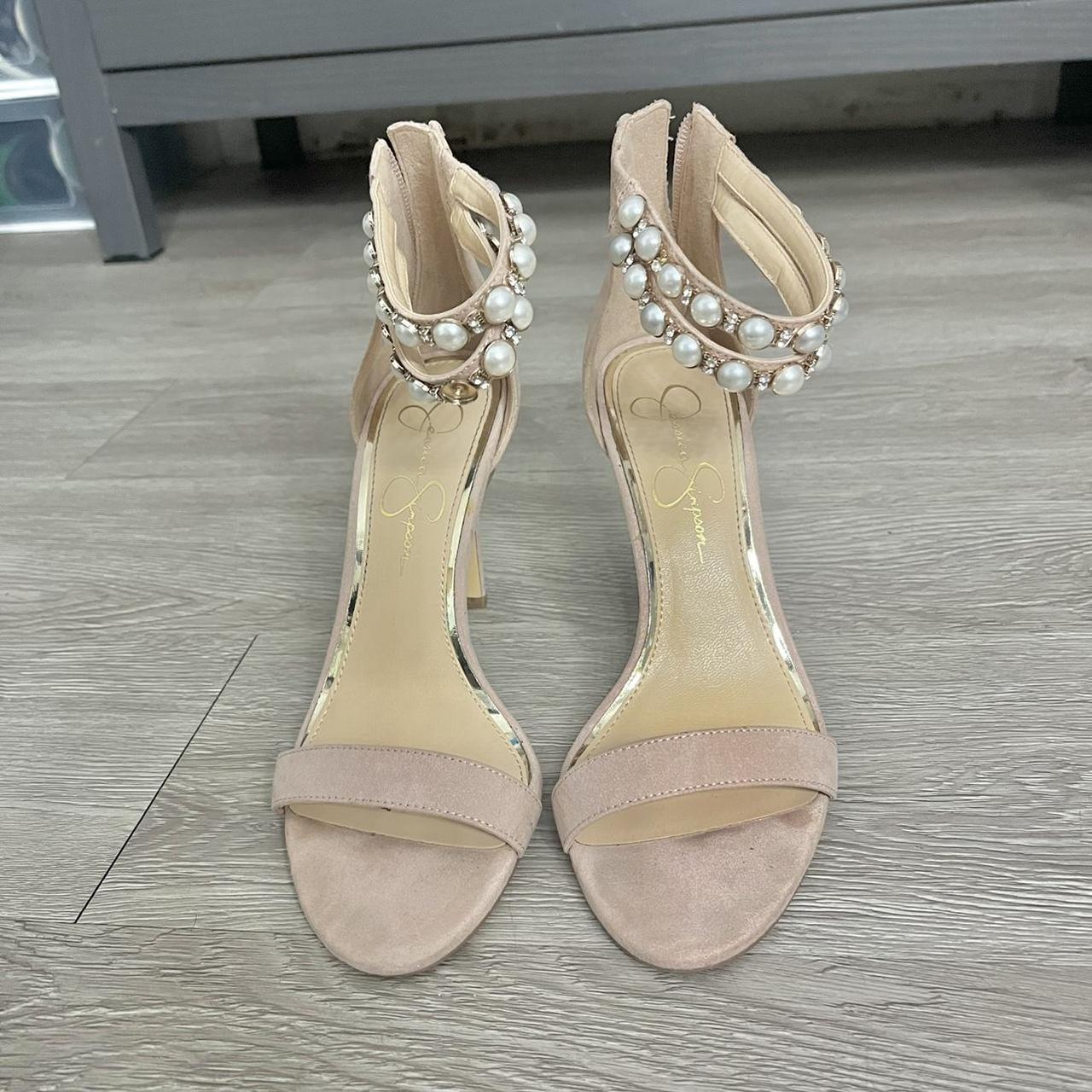 Jessica simpson store blush pink heels