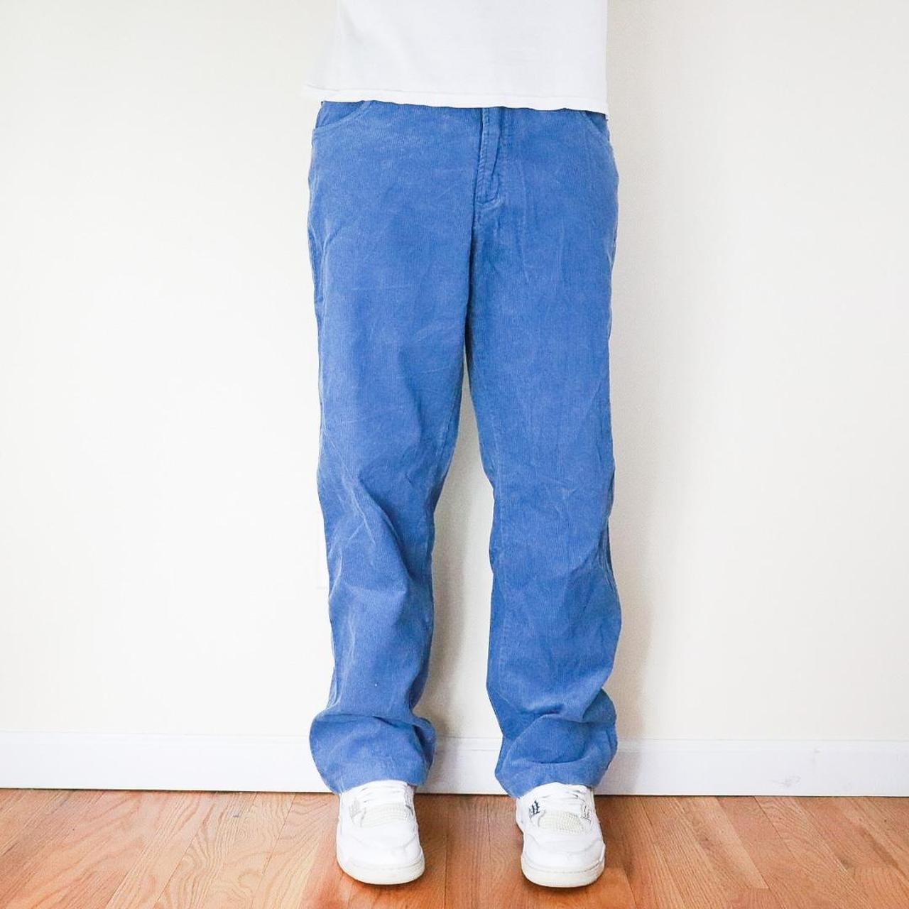 light blue corduroy pants womens