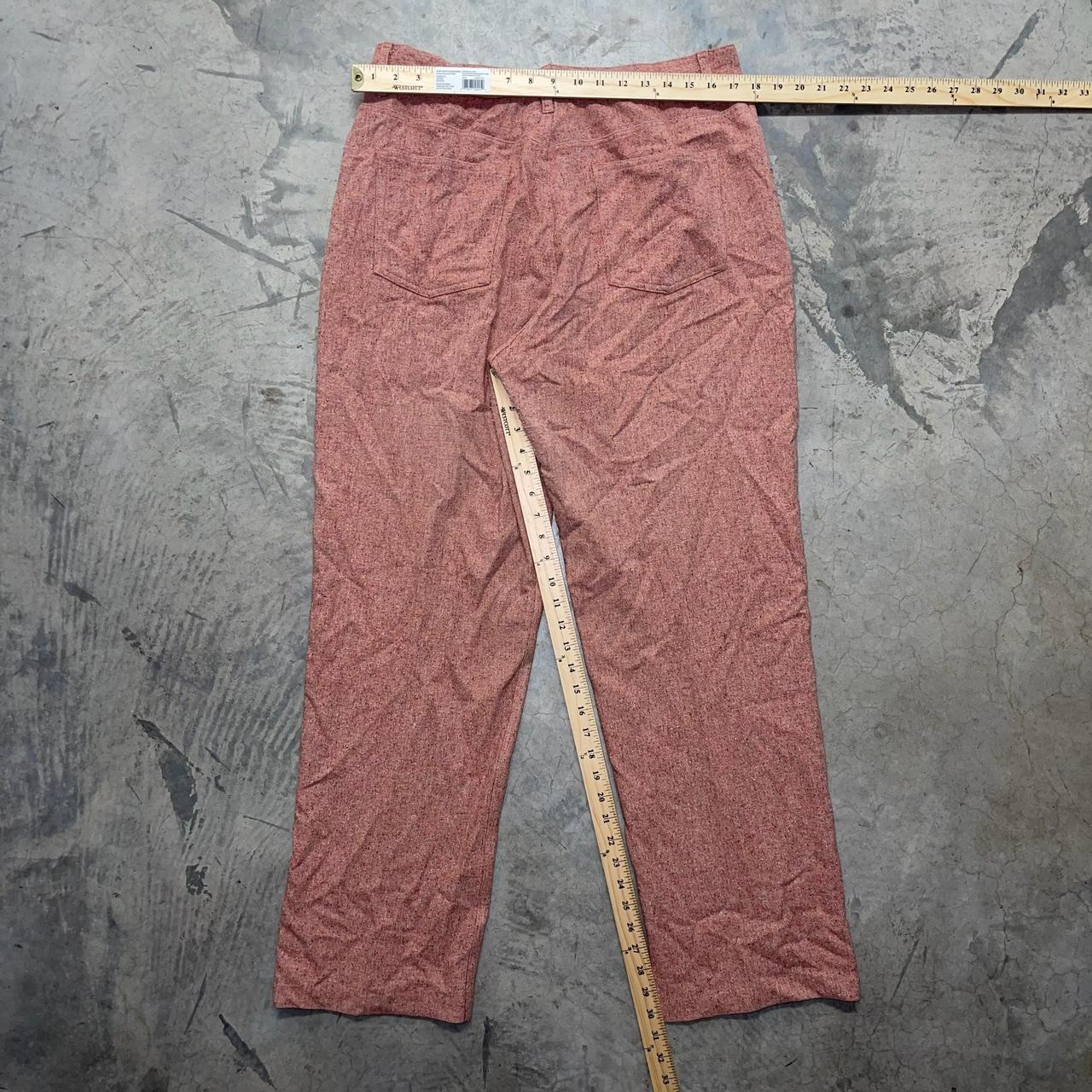 vintage llbean casual salmon wool pants womens 32... Depop