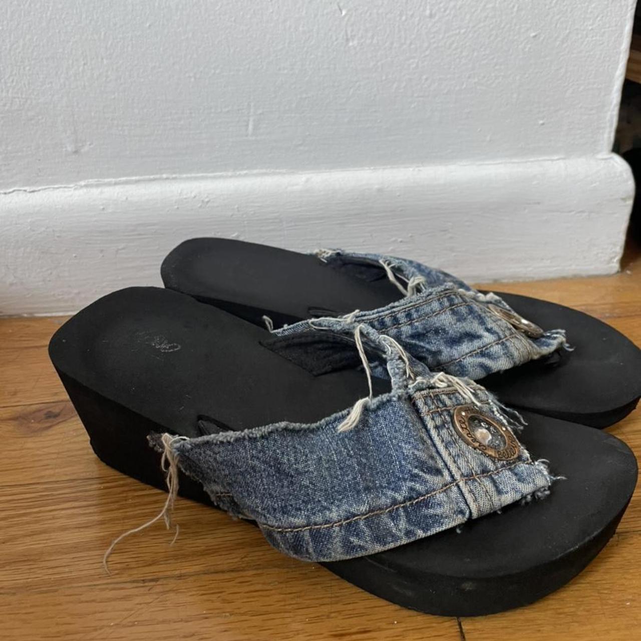y2k platform flip flops