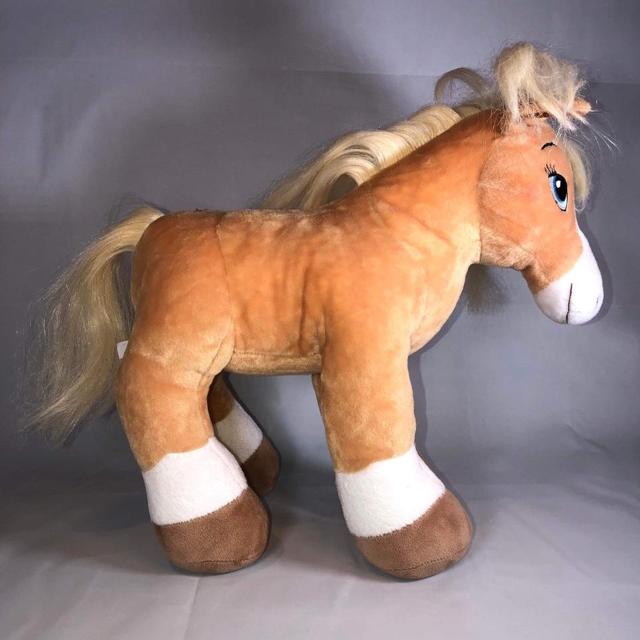 Details about   Build A Bear Horses Hearts Palomino Horse Plush Stuffed Animal Sanitized Pony 