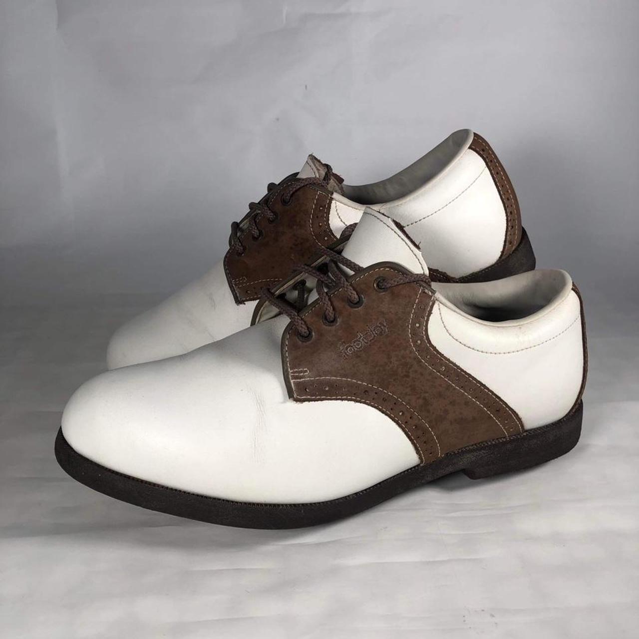 Footjoy Soft Joy Womens Golf Shoes Leather White... - Depop