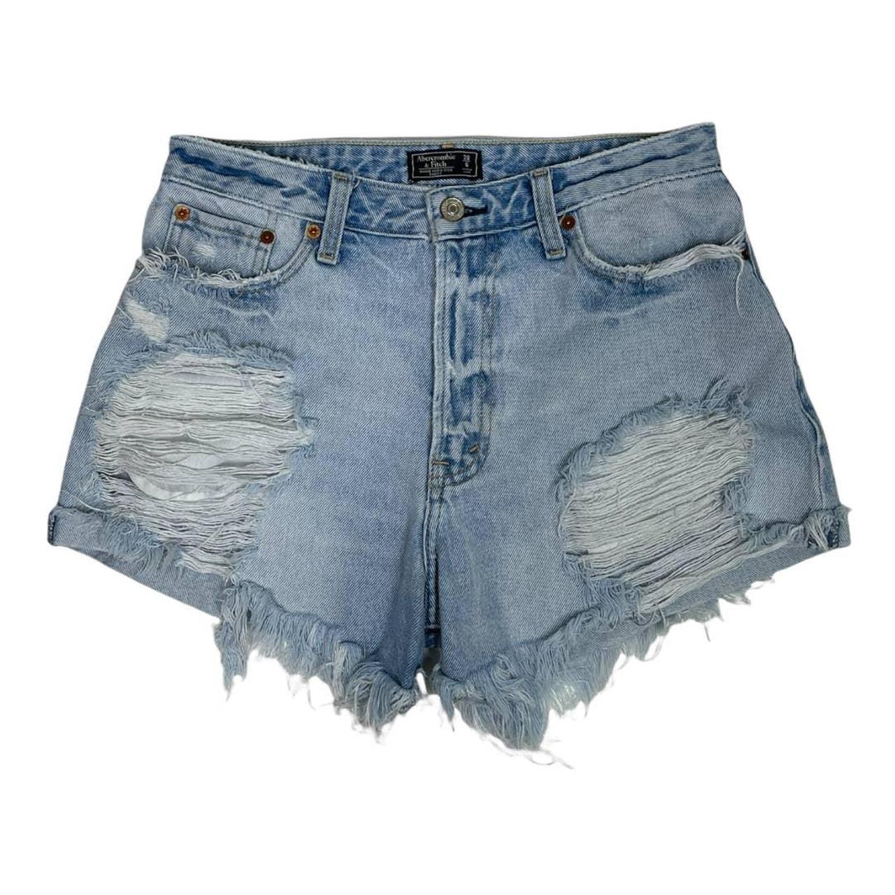 Abercrombie And Fitch Annie High Rise Shorts Super Depop