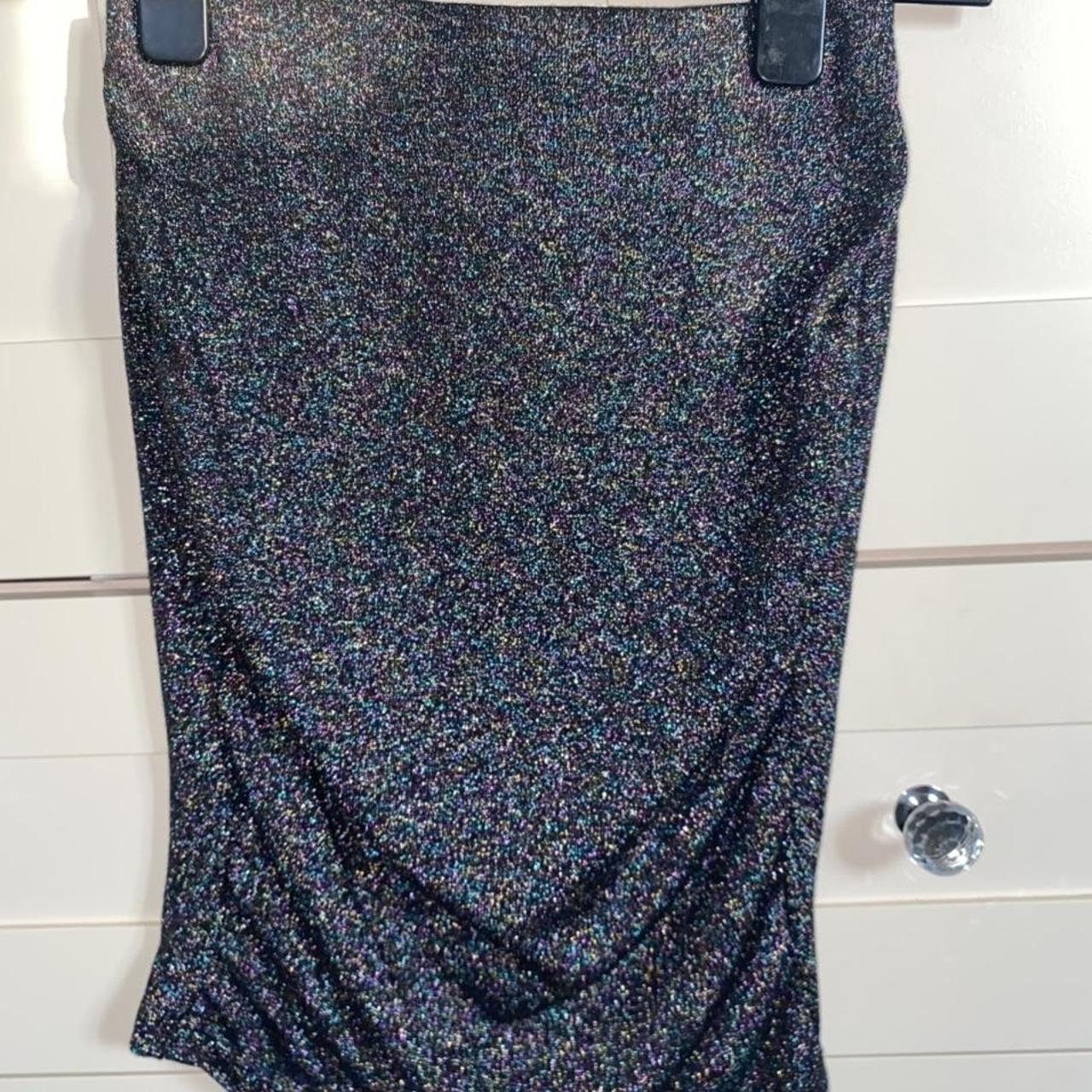 Missguided ruched mini skirt size 4. Bodycon, only... - Depop