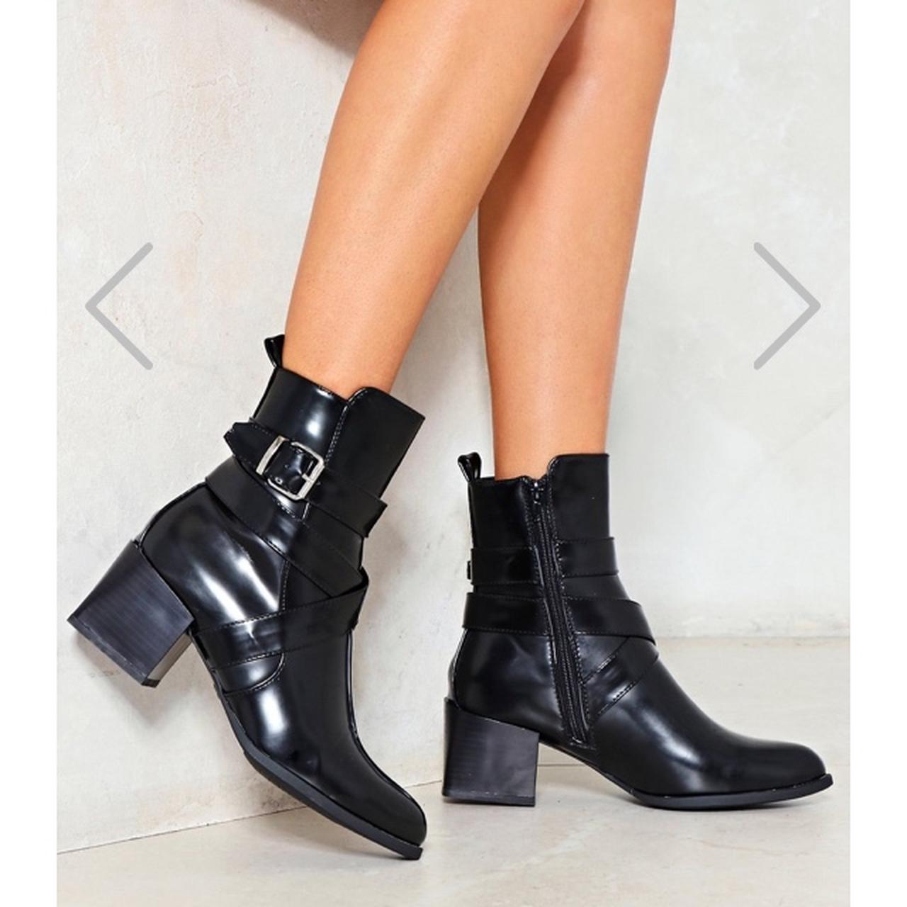 Nasty gal best sale studded boots