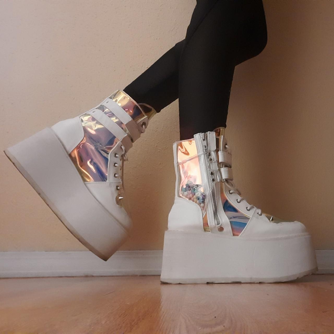 green boot heels