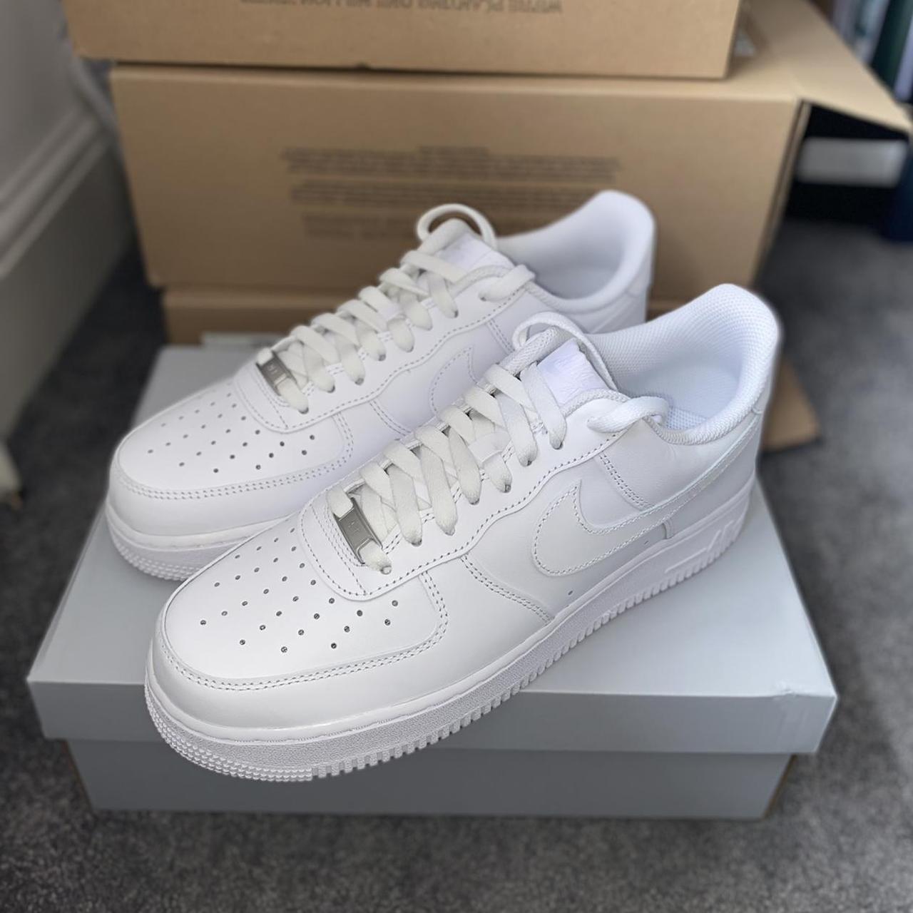 Nike Air Force 1 Low White ⚪️🕊 Sizes Available: UK9... - Depop