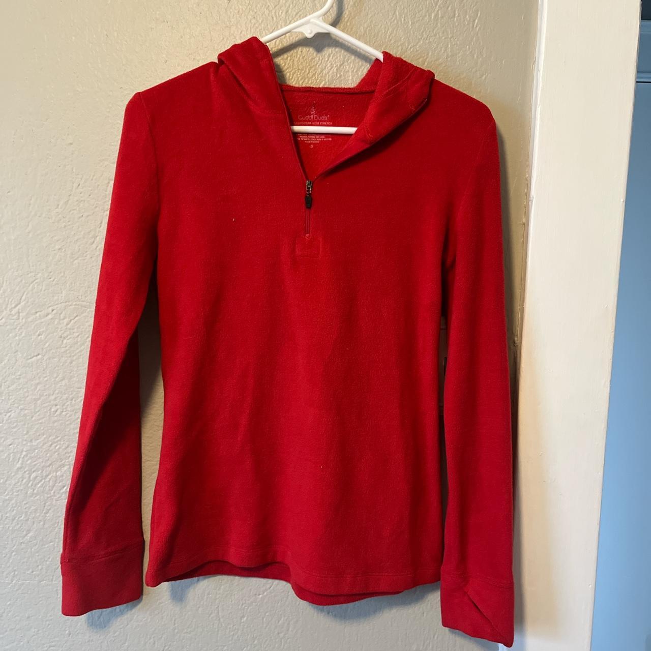 Cuddl Duds Women's Red Hoodie