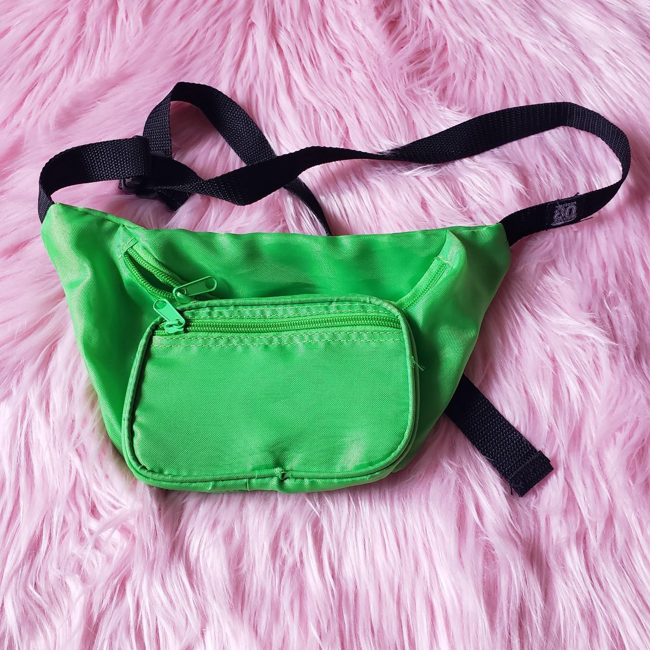 neon green fanny pack
