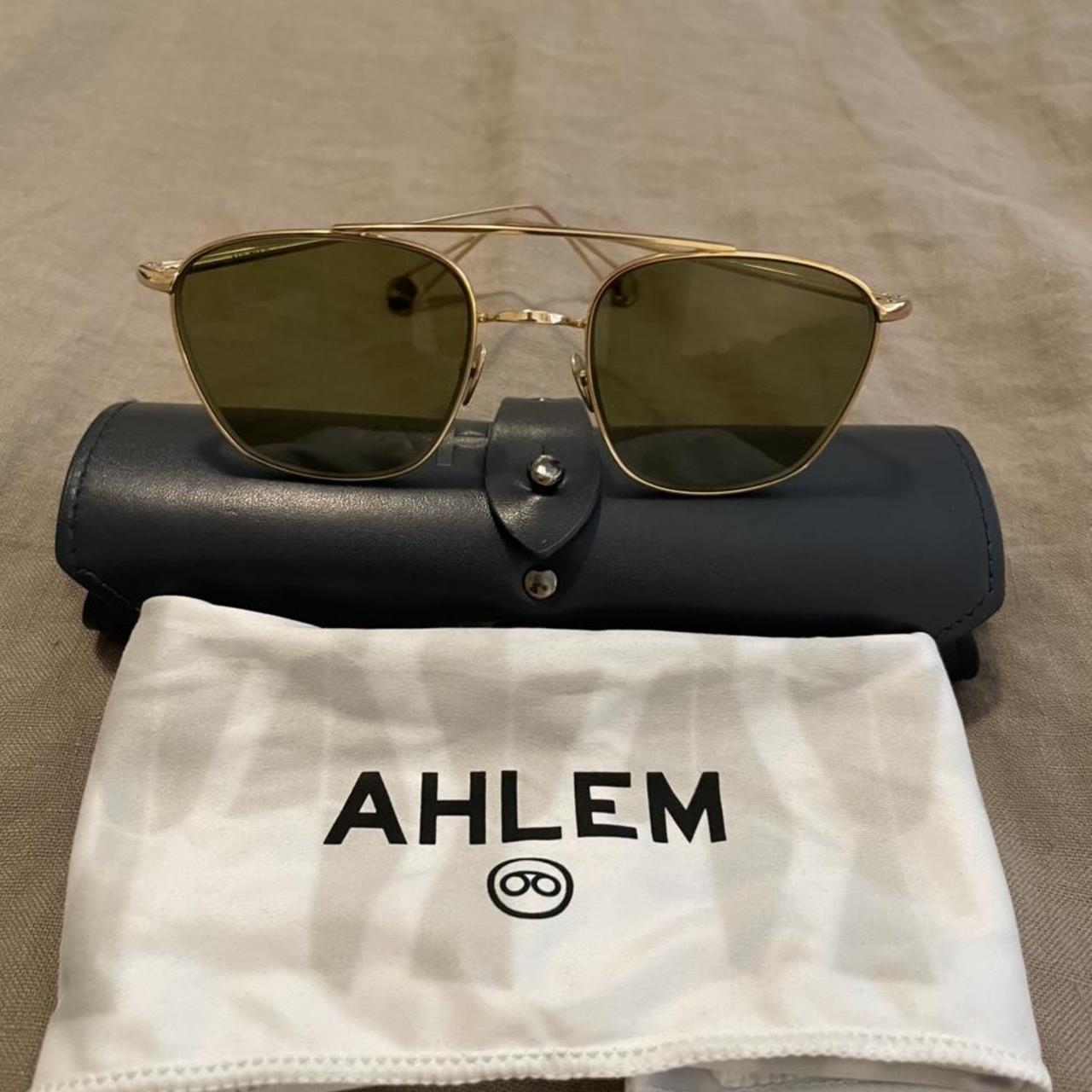 Ahlem Women's Khaki and Gold Sunglasses (2)