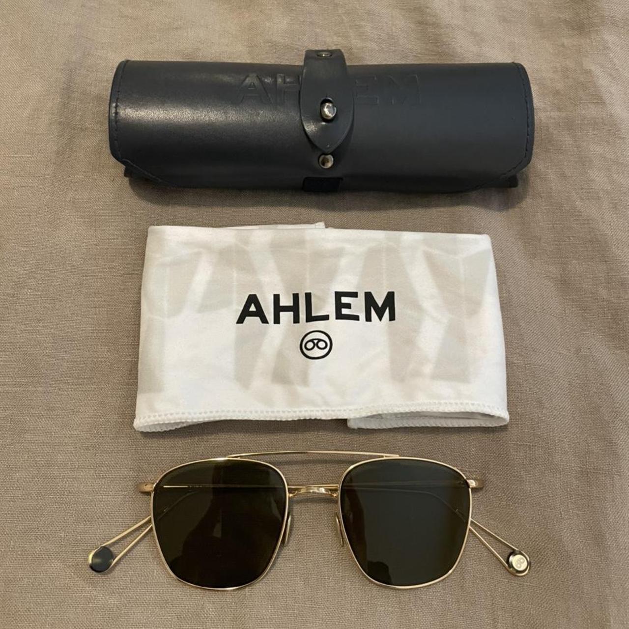 Ahlem Women's Khaki and Gold Sunglasses (3)