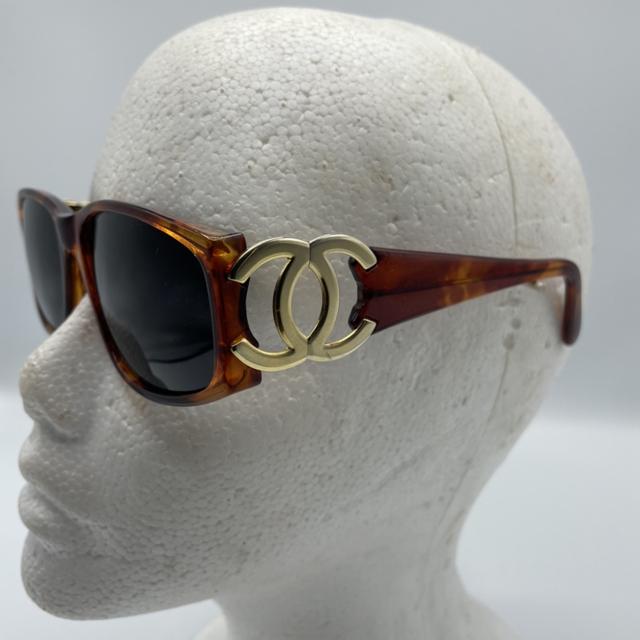 Chanel Polarized Sunglasses w Case, Vintage Chanel