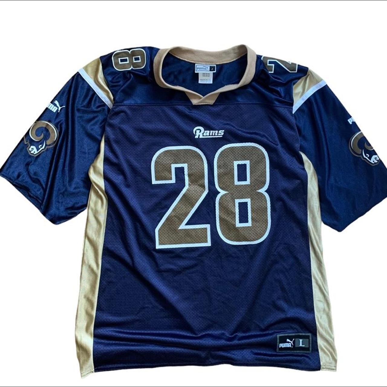 St. Louis rams Marshall Faulk team Nike jersey Top - Depop