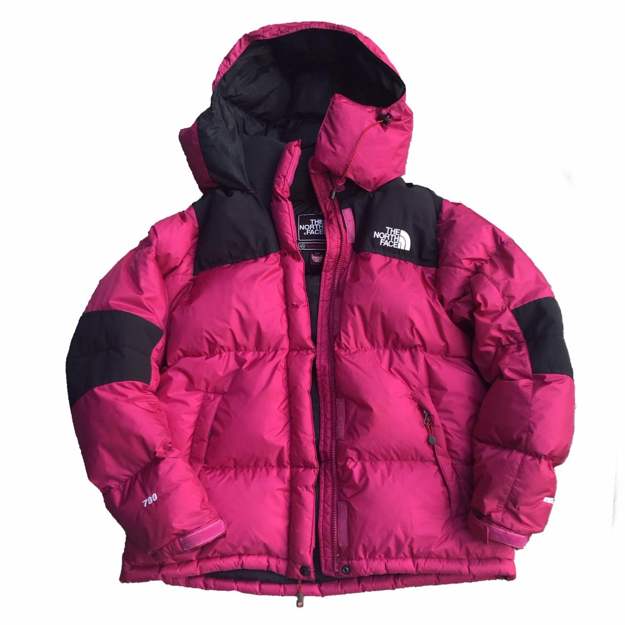 womens hot pink north face jacket