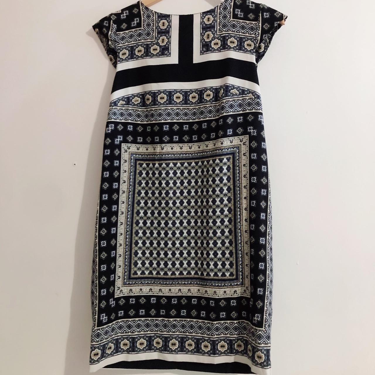 Mango scarf print clearance dress