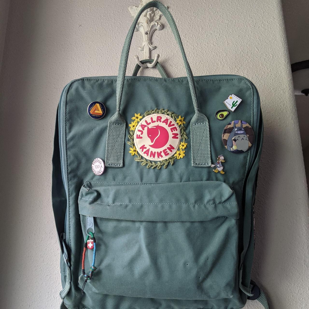 Fjallraven kanken clearance embroidered backpack