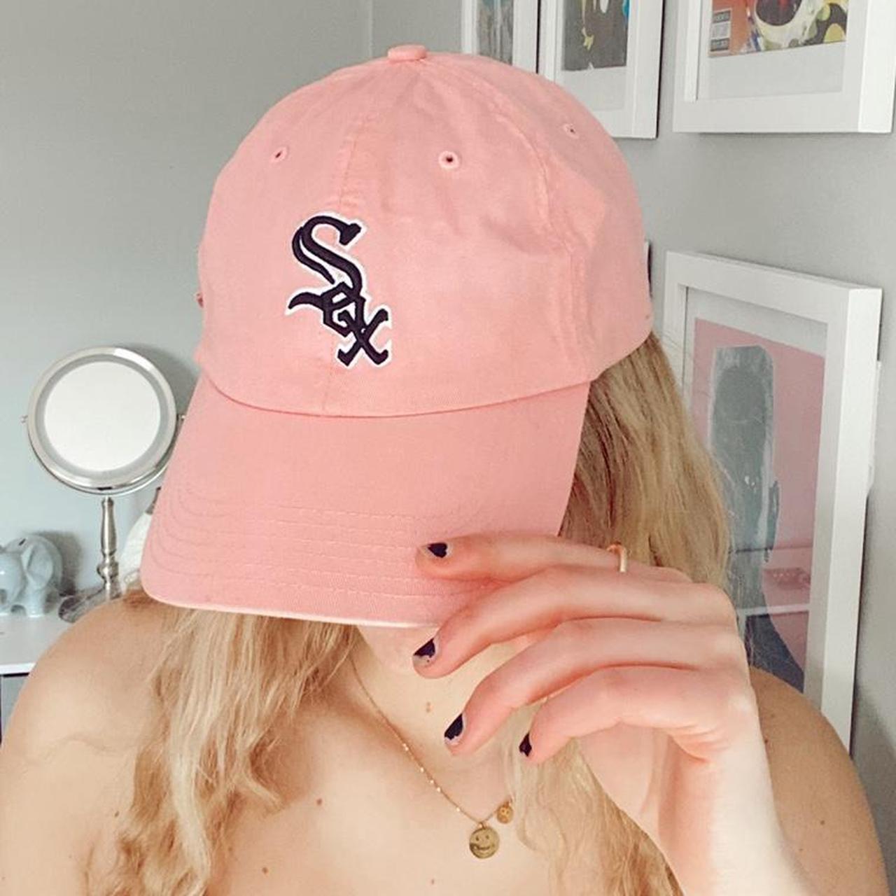 Abercrombie & Fitch Women’s Pink and Black Hat | Depop