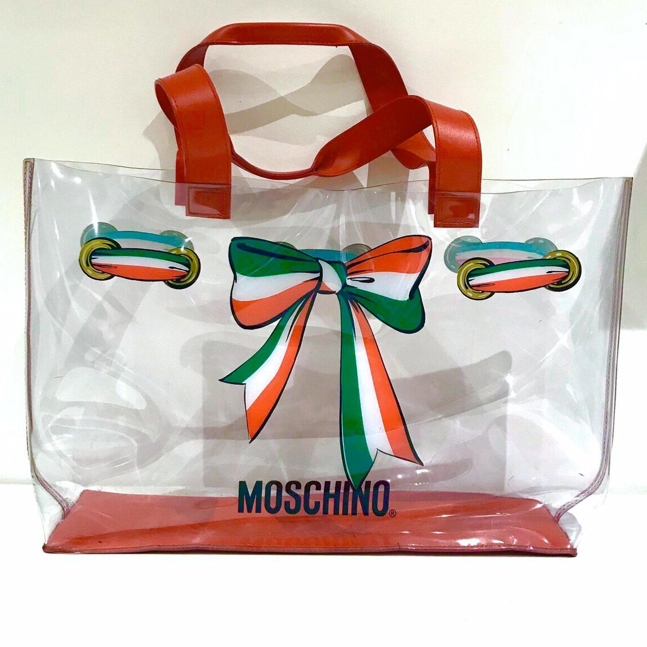 Moschino 2025 clear tote