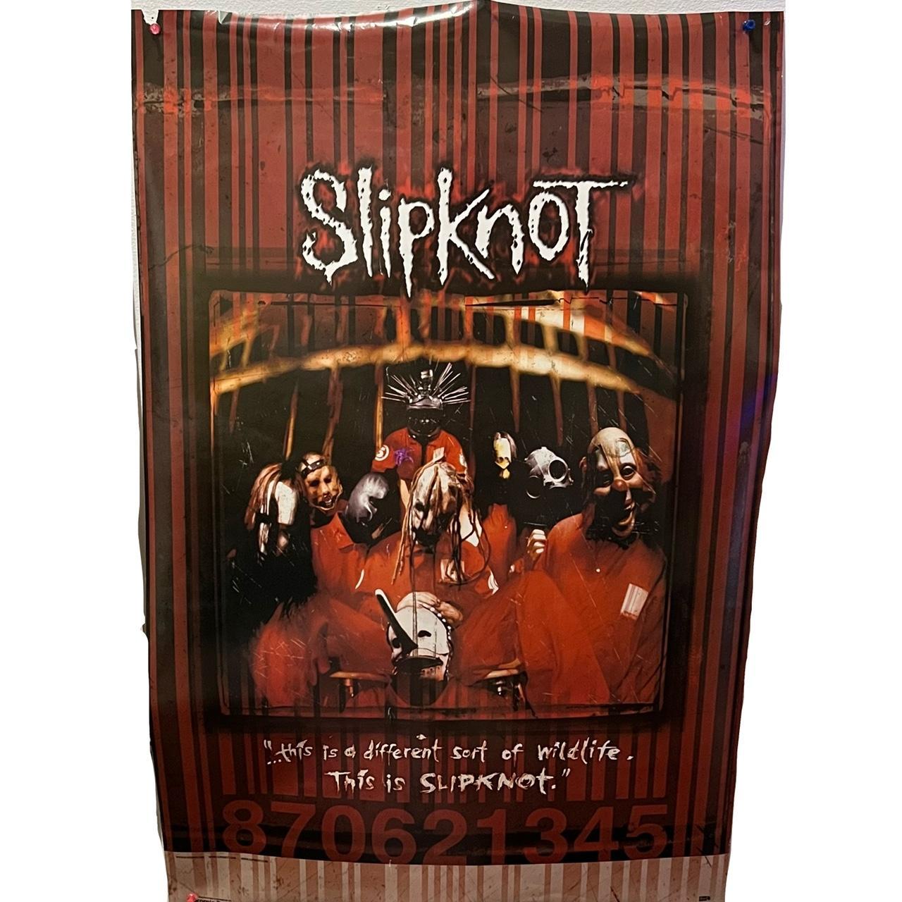 🕸🕷 slipknot poster from the early 00’s 🕸🕷 i bought... - Depop