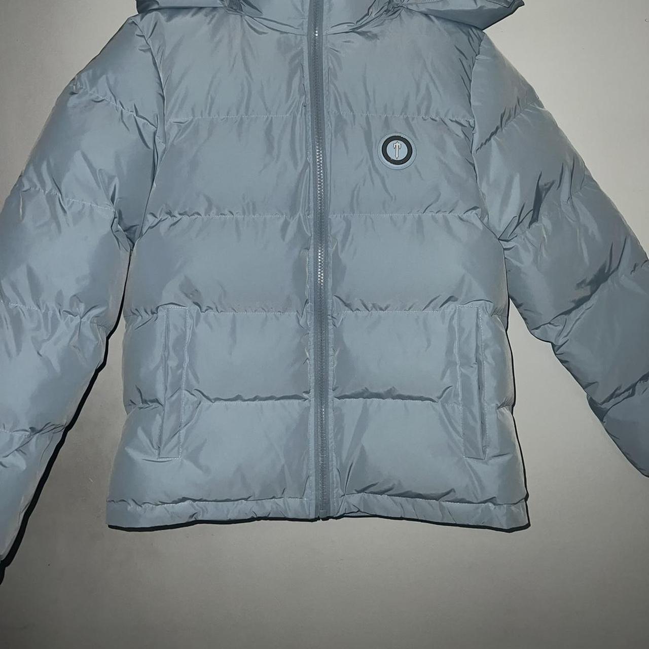 Trapstar Irongate Hooded Puffer Jacket Ice Blue SIZE... Depop