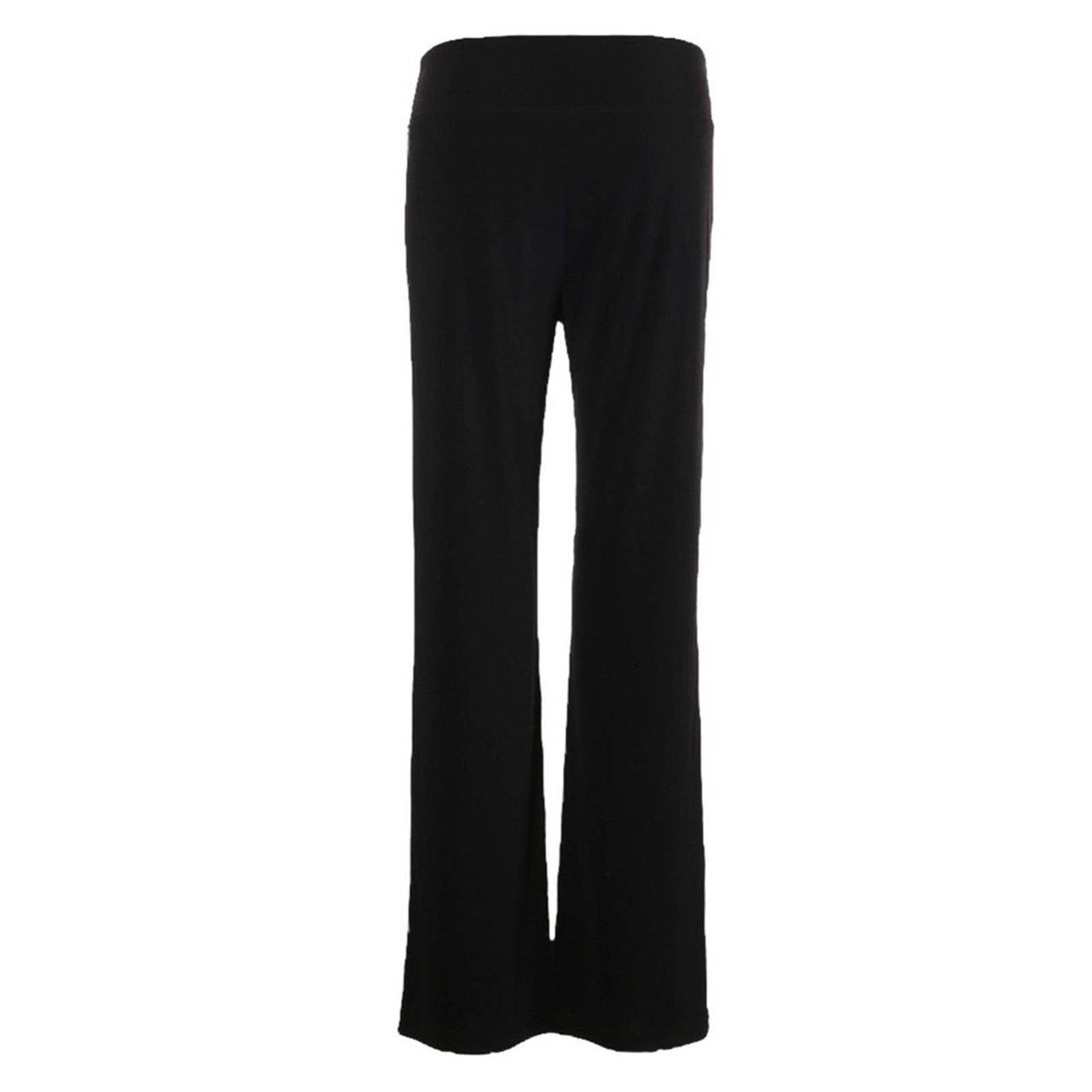 Coldwater Creek Black Knit Pants, Black, Size... - Depop