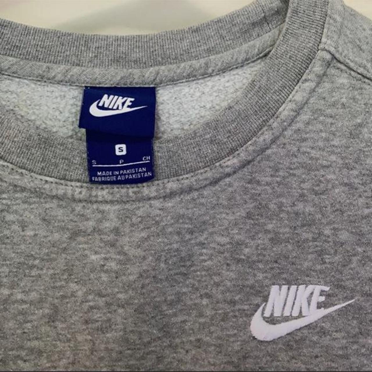 Nike crew sweatshirt There is a small snag on the... - Depop