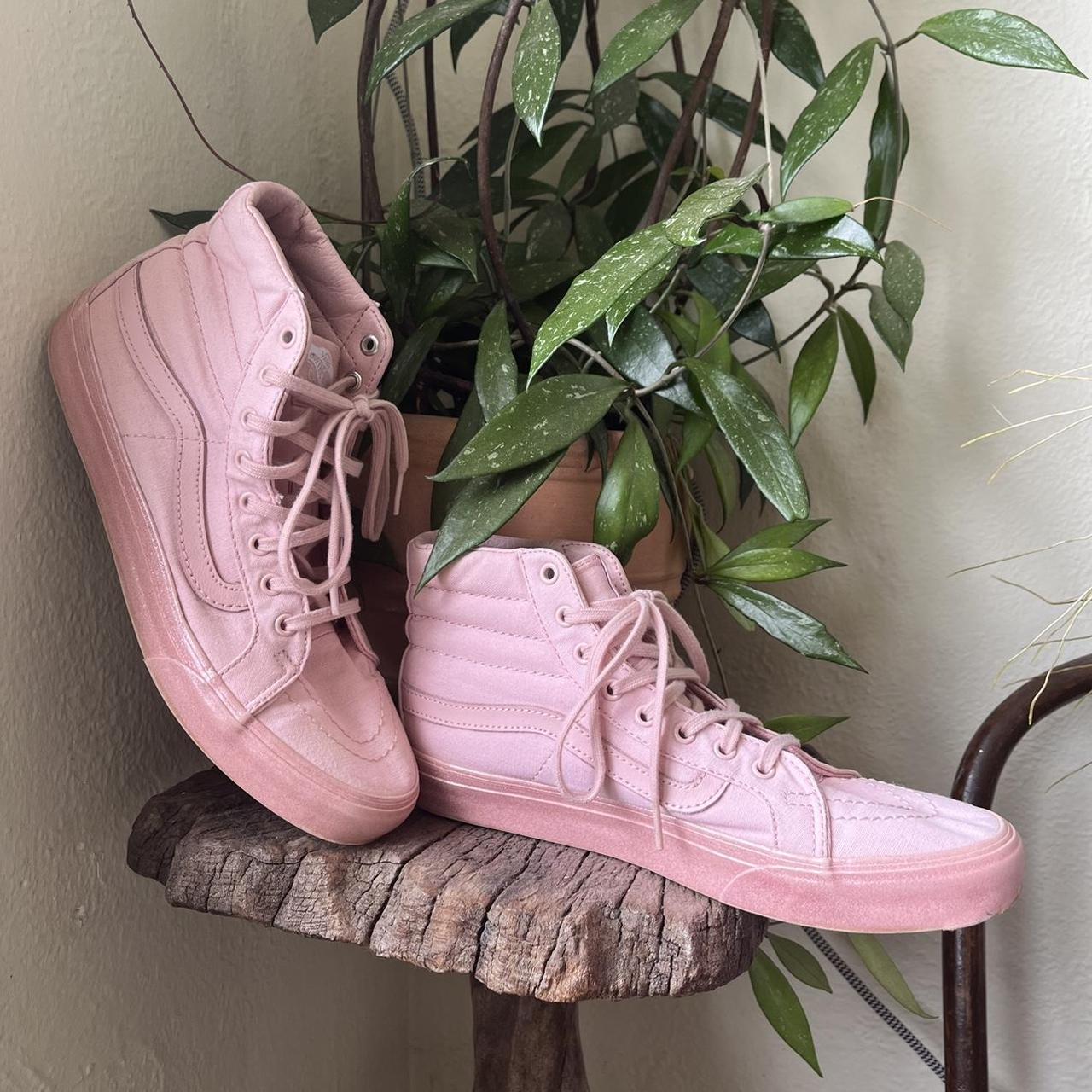 pink sparkly vans high tops