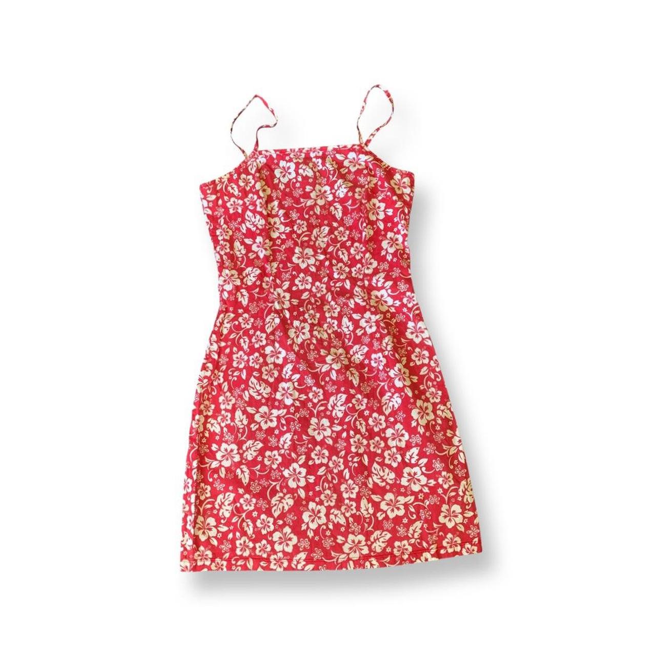 No boundaries vintage retro Hawaiian print dress Y2k... Depop