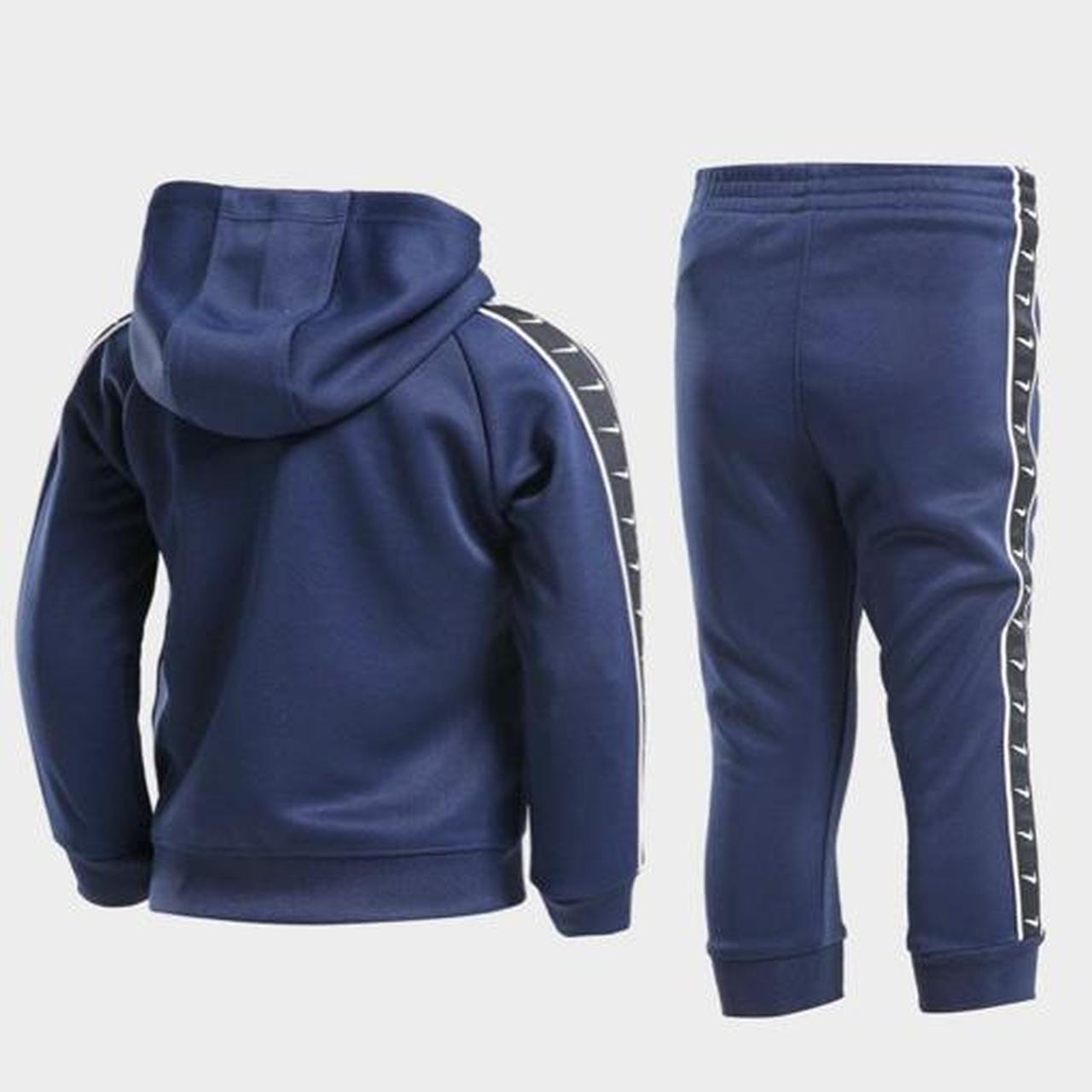 Nike swoosh tape tracksuit best sale