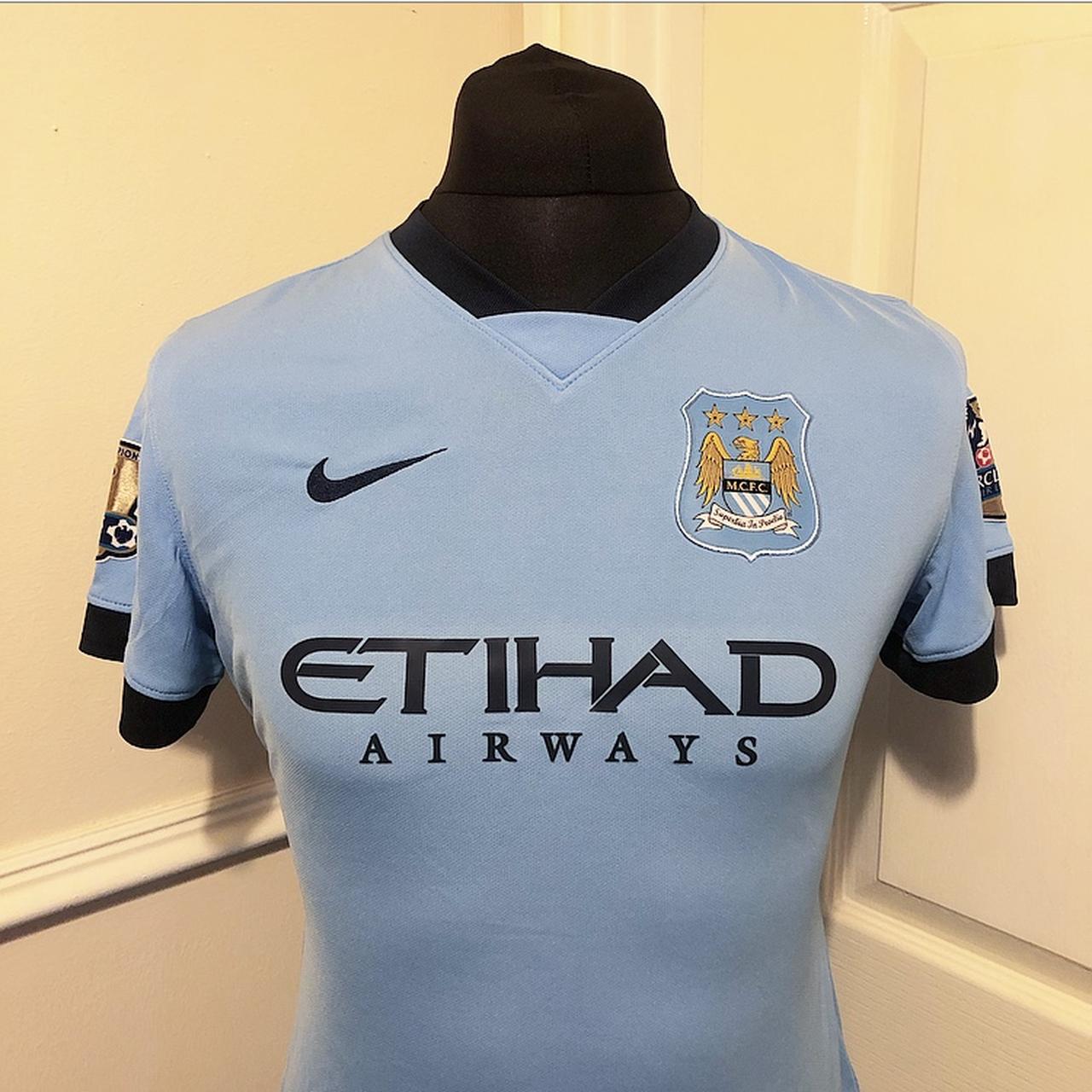 Manchester City 20142015 Women’s Home Shirt Comes... Depop
