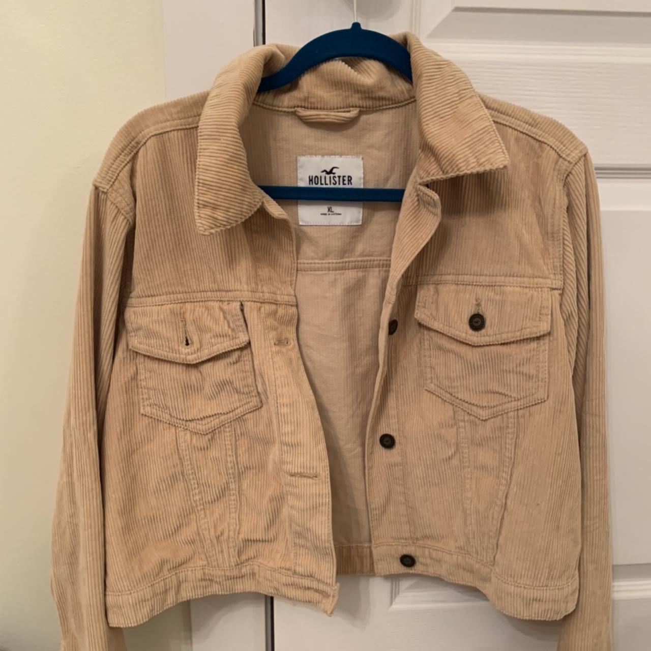 Hollister corduroy hot sale jacket