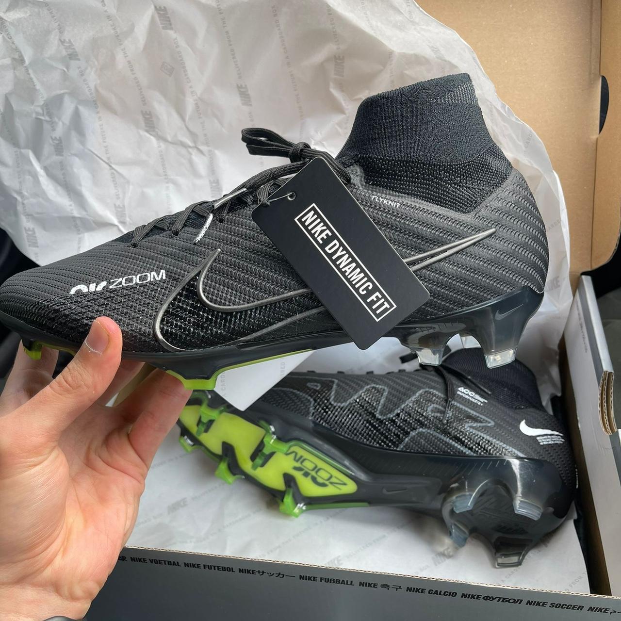 Nike zoom Superfly 9 elite FG black football... - Depop