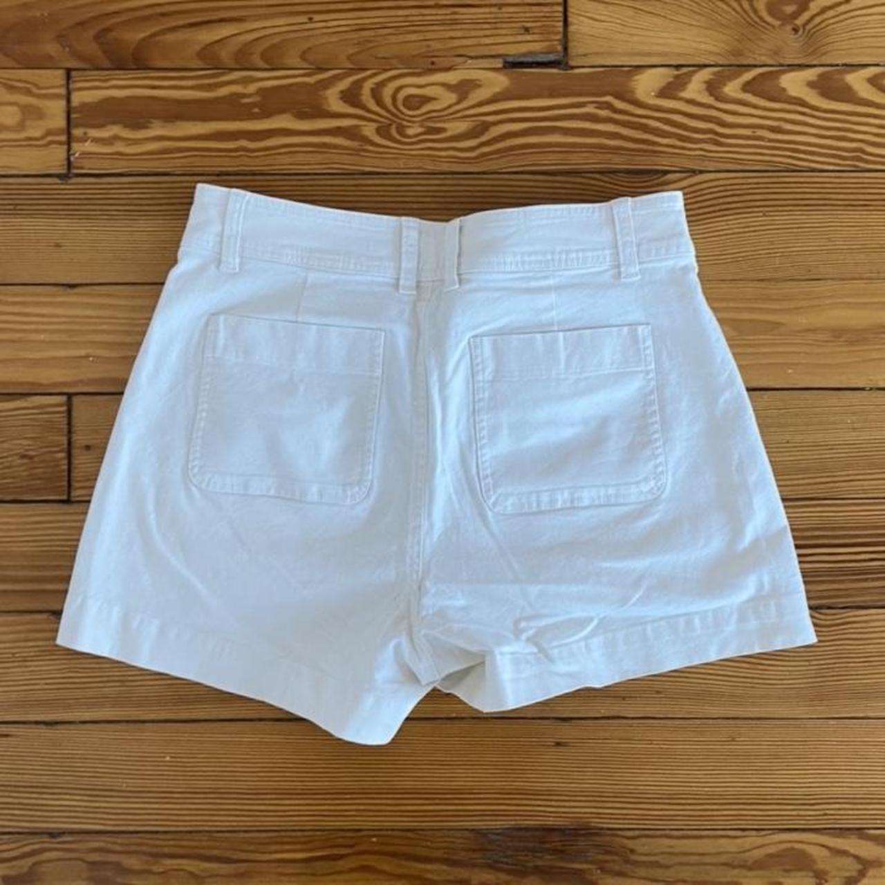 target a new day white high waisted stretchy shorts... - Depop