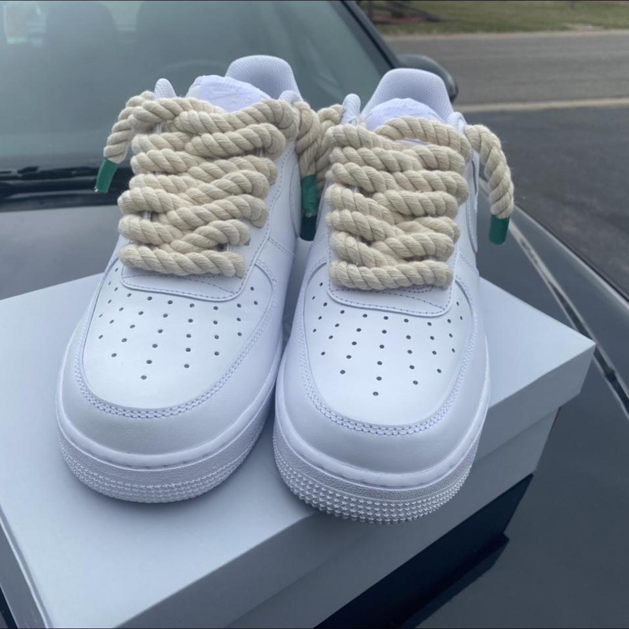 airforce 1 coffee rope laces｜TikTok Search