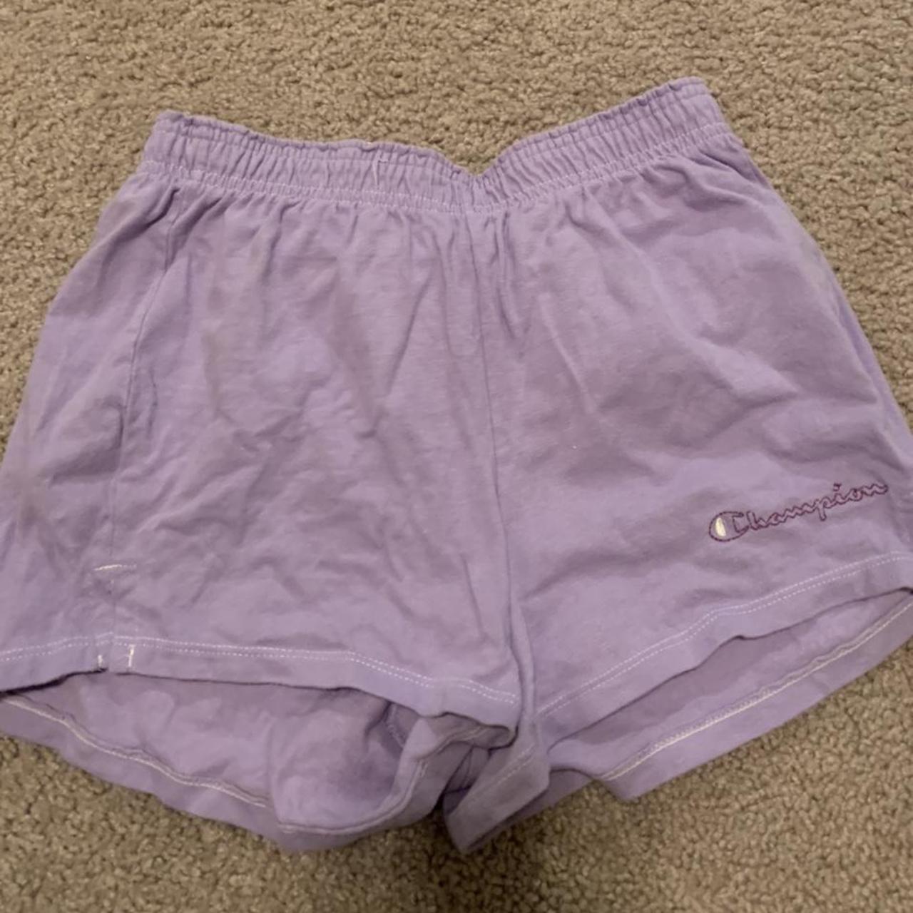 CHAMPION BOXER SHORTS -super cute light purple... - Depop