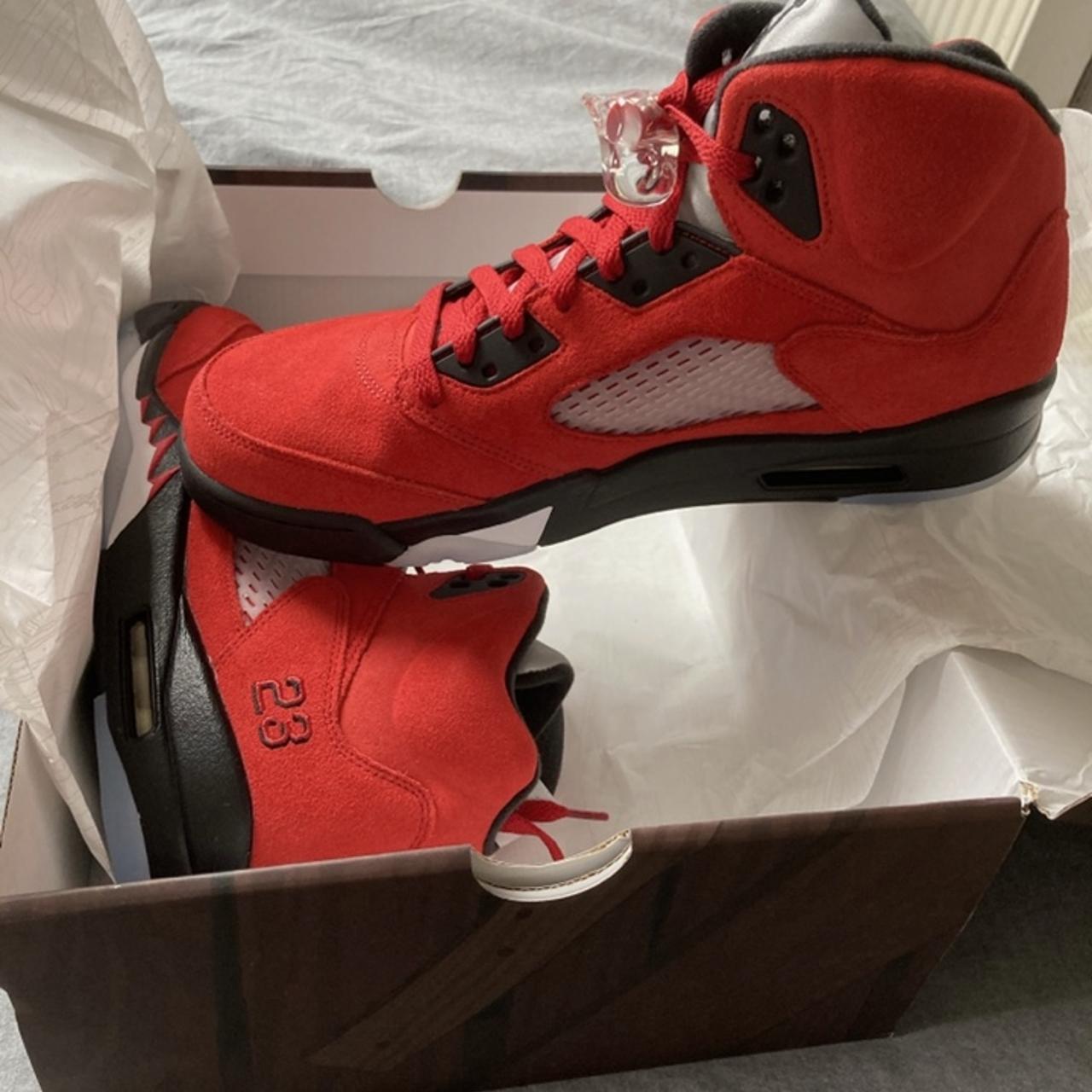 raging bull red jordan 5