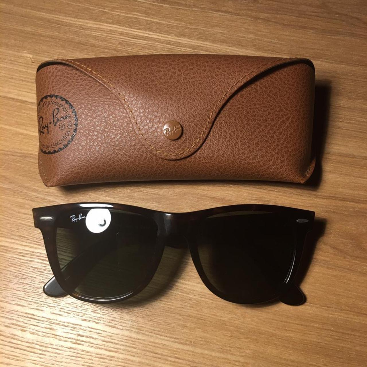 Ray Ban Wayfarer Tortoiseshell Sunglasses Lightly Depop