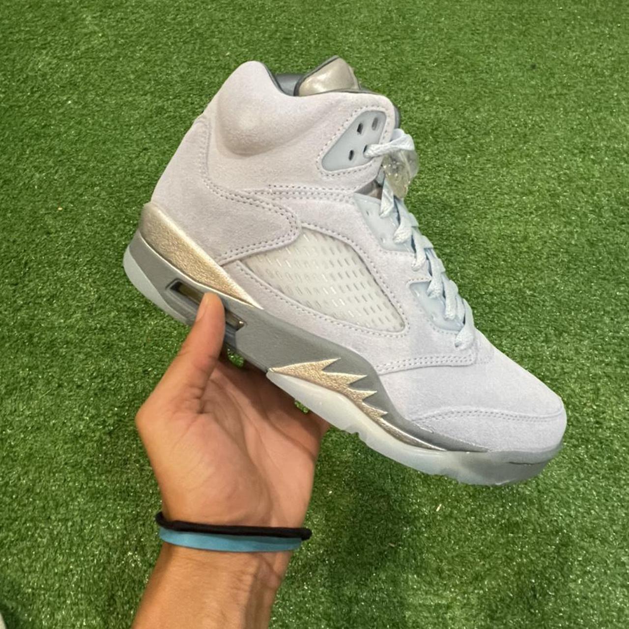 new blue and gray jordans